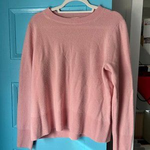 J Crew Pink Cashmere Sweater